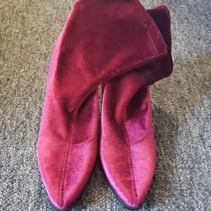 Velvet Sock Booties